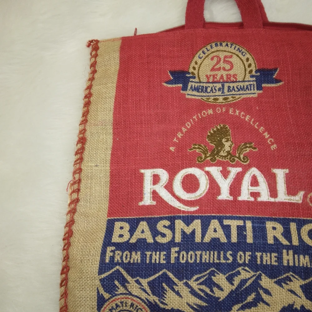 RECLAIMED Burlap Rice Bag for crafting